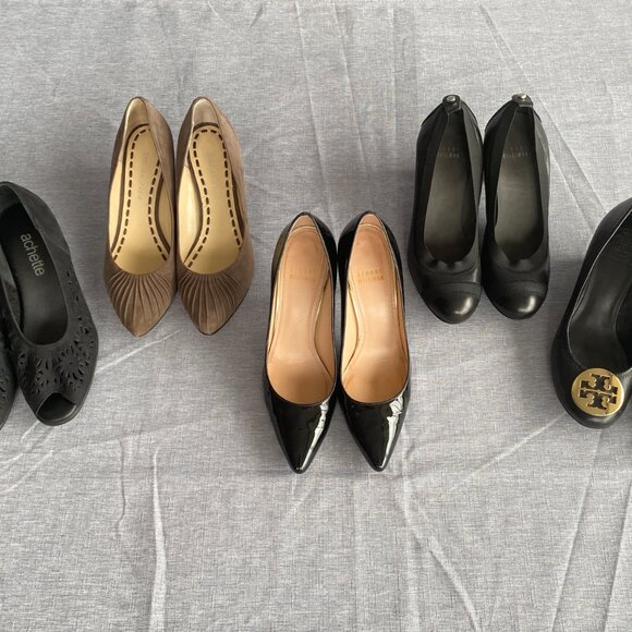 Stuart Weitzman Classic Patent Pointed-Toe Heels - Picture 12 of 15